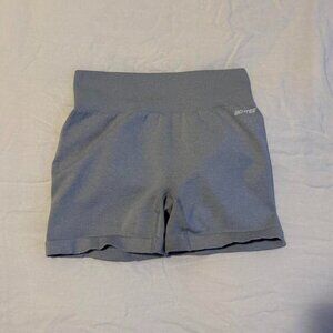 Bo + Tee Own It Workout Shorts Light Blue Size Medium